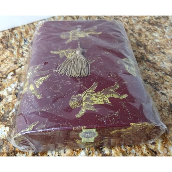 Vintage 2003 Cherubs Note Card Set in Display Case w/ Tassel Cards & Envelopes - Picture 11 of 12